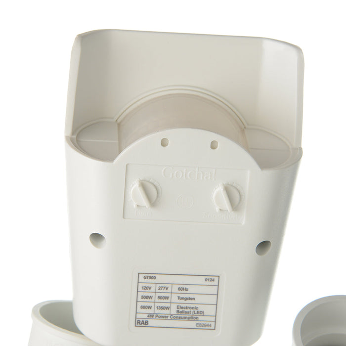 RAB LED Outdoor Sensor Lights With GT500RW Sensor And 2 CCT Selectable PAR38 Lamps 38W 3000K/4000K/5000K E26 Base 90 CRI 3600Lm Kit (GT500RW/L)