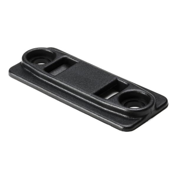 HellermannTyton Grip Tie Mount For .5 Inch Wide Grip Tie Adhesive PA66 UV Black (GTM50A0C2)