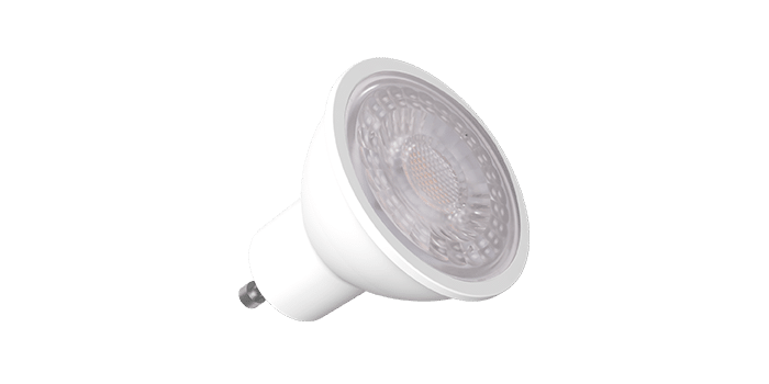 Green Creative 6GU10DIM/830FL40 MR16 Lamp GU10 Base 6W 120V Dimmable 3000K 40 Degree Beam Angle (36211)