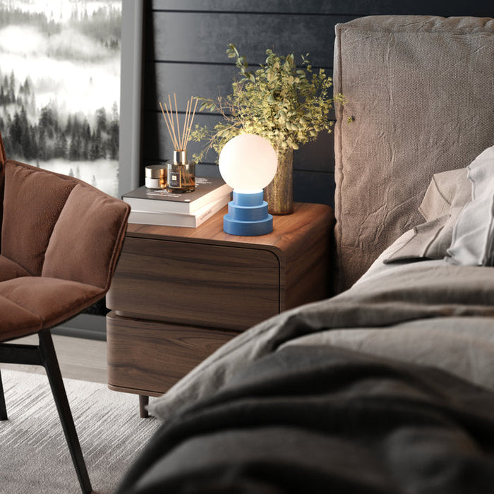 Bulbrite GLOBE/TL/AV Cordless Indoor Modern Table Lamp Globe 3.7V 2700K 90 CRI 300Lm Avalon (K70204)