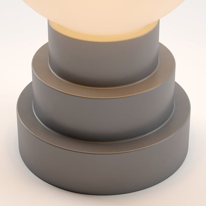 Bulbrite GLOBE/TL/IR Cordless Indoor Modern Table Lamp Globe 3.7V 2700K 90 CRI 300Lm Iron (K70202)