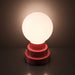 Bulbrite GLOBE/TL/OX Cordless Indoor Modern Table Lamp Globe 3.7V 2700K 90 CRI 300Lm Oxblood (K70201)