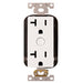 Leviton GreenConnect Wireless 20A Duplex Receptacle With Downstream Control 120V 50/60Hz White (ZBR20-1SW)