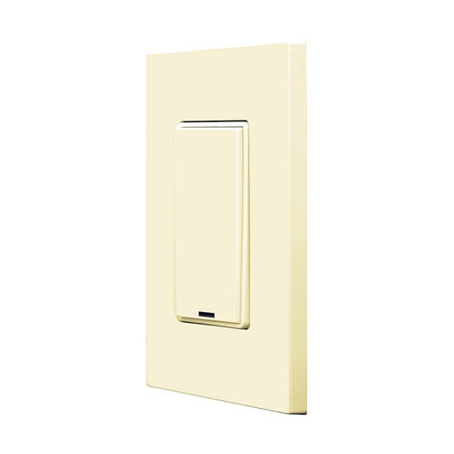 Leviton Ivory GreenMAX Digital Switch 1-Button Color Change Kit With Wall Plate (RDGSW-1EI)