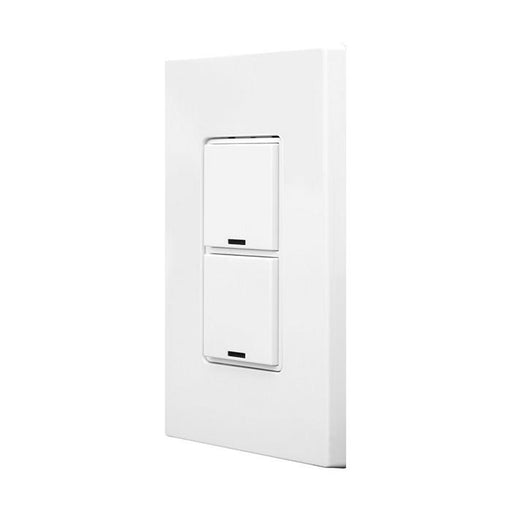 Leviton White GreenMAX Digital Switch 2-Button Color Change Kit With Wall Plate (RDGSW-2EW)