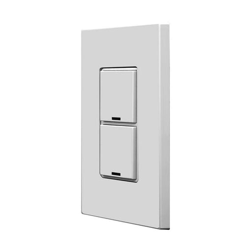 Leviton Gray GreenMAX Digital Switch 2-Button Color Change Kit With Wall Plate (RDGSW-2EG)