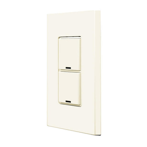 Leviton Light Almond GreenMAX Digital Switch 2-Button Color Change Kit With Wall Plate (RDGSW-2ET)