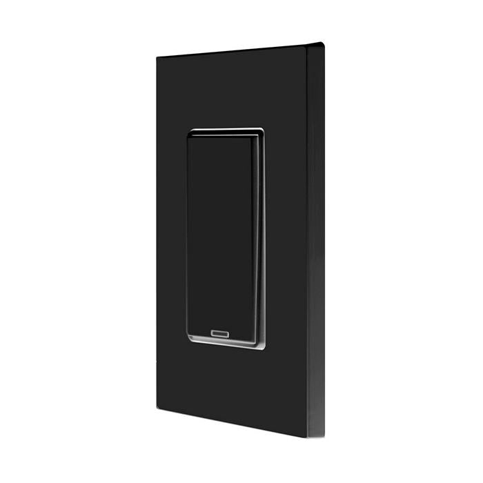 Leviton Black GreenMAX Digital Switch 1-Button Color Change Kit With Wall Plate (RDGSW-1EE)