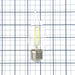 Halco LSCA11-CL-FLED4-930-E26-D LED Filament Flame Tip CA11 Bulb E26 Base 3000K 3-Step Built In Dimming Selectable 1.5W/3W/5W 80Lm/300Lm/800Lm 90 CRI 120V Clear (82637)