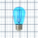 Halco 5S14-CL-FLED4-BLU-E26-D LED Filament S14 Blue Lamp Medium E26 Base 5W 200Lm 80 CRI 120V Dimmable (82687)