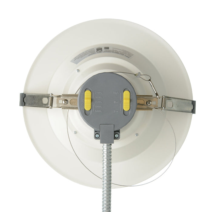 Halco CDL8-WS-CS-U 8 Inch ProLED Select Commercial Downlight Wattage/CCT Selectable 12W/20W/30W 2700K/3000K/3500K/4000K/5000K 0-10V Dimming (88986)