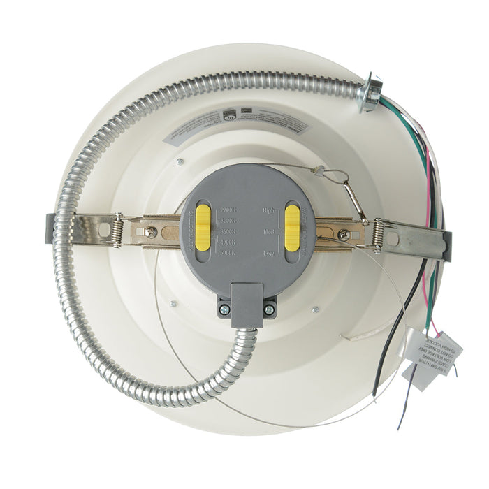 Halco CDL8-WS-CS-U 8 Inch ProLED Select Commercial Downlight Wattage/CCT Selectable 12W/20W/30W 2700K/3000K/3500K/4000K/5000K 0-10V Dimming (88986)