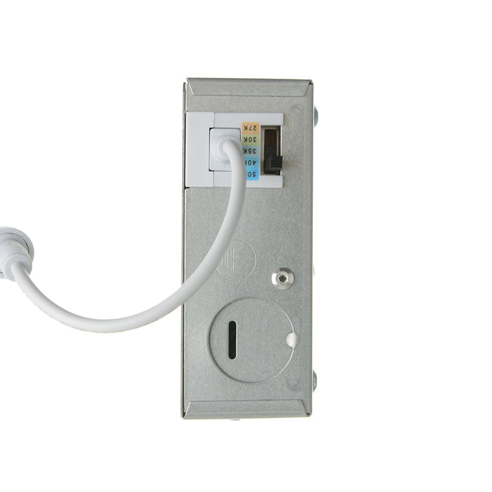 Halco FSDLS4FR10/CCT/LED Field Selectable Slim Downlight 4 Inch 10W 2700K-5000K Dimmable JA-8 ProLED Selectable (89093)