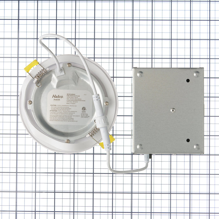 Halco FSDLS4FR10/CCT/LED Field Selectable Slim Downlight 4 Inch 10W 2700K-5000K Dimmable JA-8 ProLED Selectable (89093)