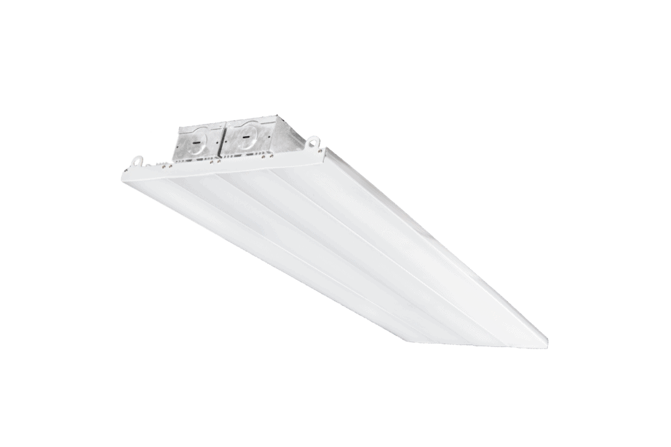 TCP HB Series LED Linear High Bay 2 Foot Wattage/CCT Selectable 160W/185W/200W 4000K/5000K 120-277V 0-10V Dimming White (HB2UZDSW5CCT)