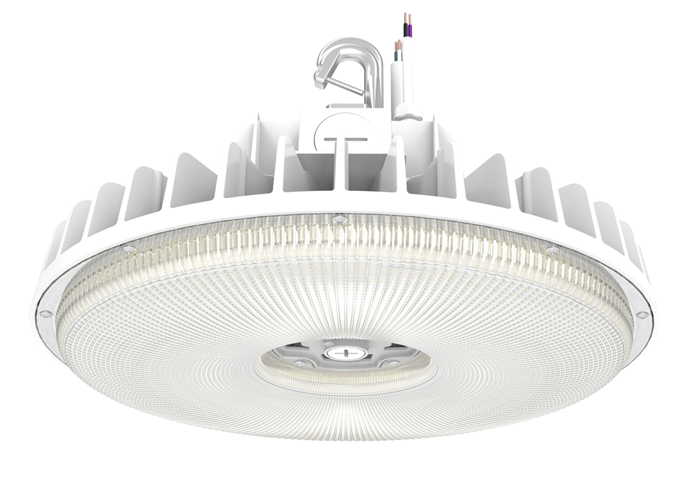 Litetronics LED High Bay Circular Pro Wattage/CCT Selectable 150W/190W/240W 3000K/4000K/5000K 120-480V 80 CRI With Sensor Socket (HBCP240)