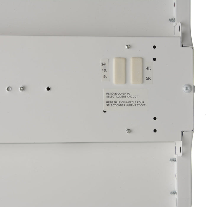 Standard-BL Linear High Bay Sensor Ready Selectable Lumen/CCT 12000Lm/18000Lm/24000Lm 4000K/5000K White Universal 120-277V ACV Medium Lens Distribution No Emergency Driver (HBLSR-241815L-4K5K)