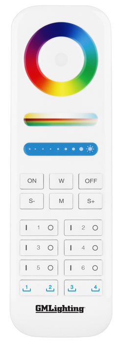 GM Lighting Hand Control RF Universal 1-5 Channel 3V (HC-RF-UNV-5CH)