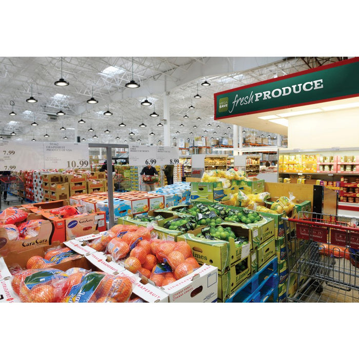 Philips HCY0824L8CST-UN3-DIM-BST-BK Day-Brite LED Round High BaySelectable 8000Lm/14000Lm/24000Lm 3500K/4000K/5000K 80 CRI 120-347V 0-10V Dimming Selectable Beam Black (#911401884488)