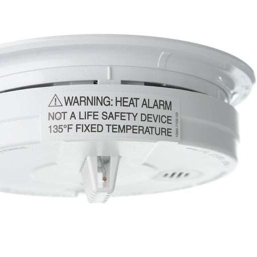 Kidde HD135F 135 Degree Heat Detector 120VAC With 9V Backup (HD135F)