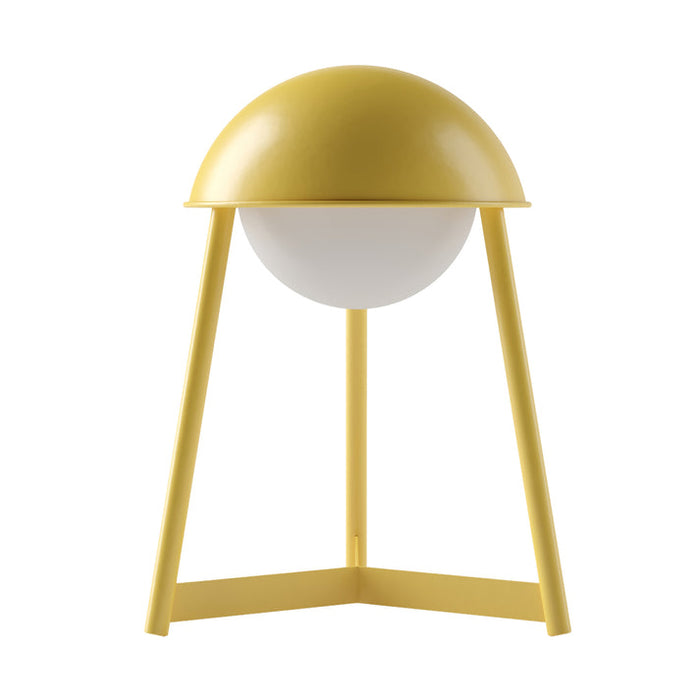 Bulbrite HELMET/TL/CI Cordless Indoor Modern Table Lamp Helmet 3.7V 2700K 90 CRI 300Lm Citrone (K70103)