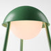 Bulbrite HELMET/TL/MO Cordless Indoor Modern Table Lamp Helmet 3.7V 2700K 90 CRI 300Lm Moss (K70100)