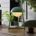 Bulbrite HELMET/TL/MO Cordless Indoor Modern Table Lamp Helmet 3.7V 2700K 90 CRI 300Lm Moss (K70100)