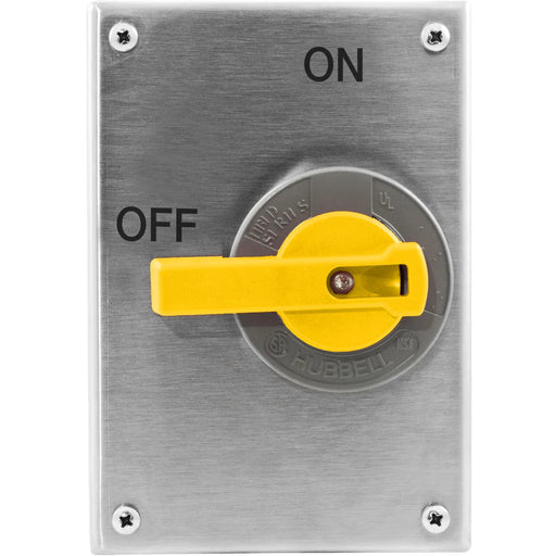 Bryant TECH-SPEC Motor Disconnect Switch 100A Stainless Steel Replacement Cover NEMA 4X 12 (BRYDS100SSRC)