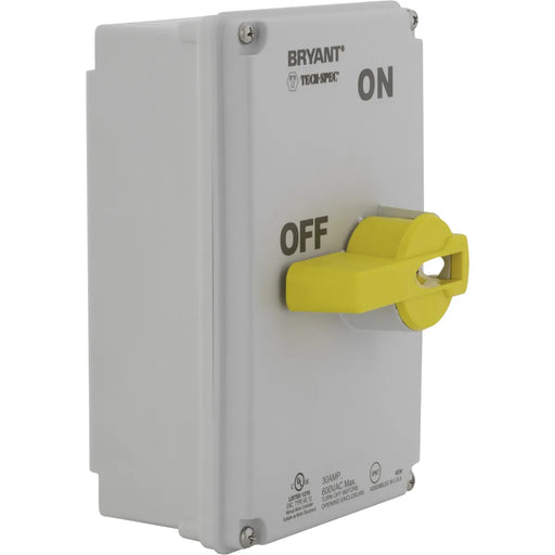 Bryant TECH-SPEC Motor Disconnect Switch