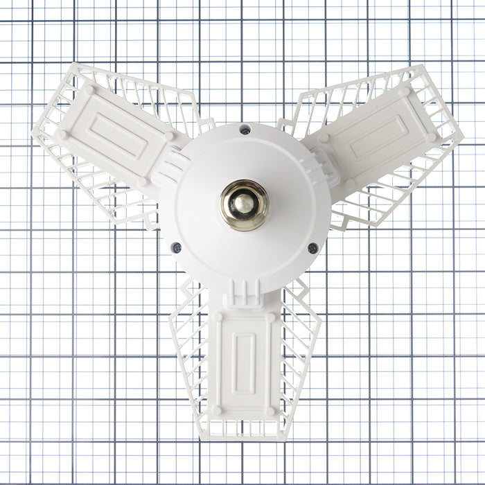 RAB Garage Light Vertical 65W E26 Base 8000Lm 120-277V 5000K 80 CRI (HID-65-V-E26-850-BYP-GL)