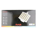 RAB HID Shoebox 80 CRI Type B 110W CCT Selectable 3000K/4000K/5000K 5 Sensor Ports (HIDFA-110-H-EX39-8CCT-BYP/5SP)