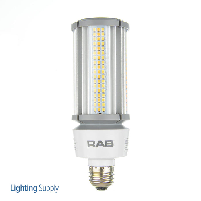 RAB Field Adjustable Lumen/CCT HID Post Top Lamp 80 CRI Type B 12W/18W/27W 3000/4000/5000K E26 Base (HIDFA-27S-E26-8CCT-BYP)