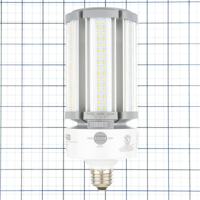 RAB HID Post Top 5-Pin 80 CRI Type B 18W/27W/36W CCT Selectable 3000K/4000K/5000K E26 Base (HIDFA-36S-E26-8CCT-BYP/5SP)