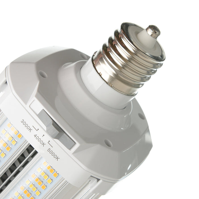 RAB HID Shoebox 80 CRI Type B 80W CCT Selectable 3000K/4000K/5000K 5 Sensor Ports (HIDFA-80-H-EX39-8CCT-BYP/5SP)