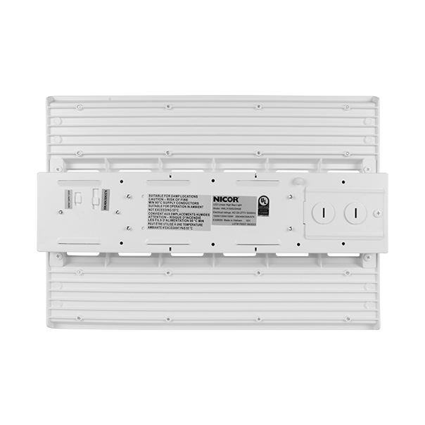 NICOR LED High Performance High Bay Wattage/CCT Selectable 150W/120W/100W 3500K/4000K/5000K/5700K 80 CRI 120-277V With Sensor Socket (HML3150SUSAS8)