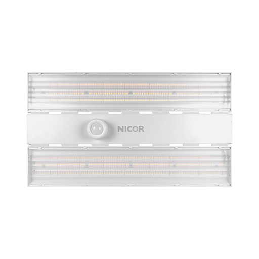 NICOR LED High Performance High Bay Wattage/CCT Selectable 320W/270W/220W 3500K/4000K/5000K/5700K 80 CRI 120-277V With Sensor Socket (HML3320SUSAS8)