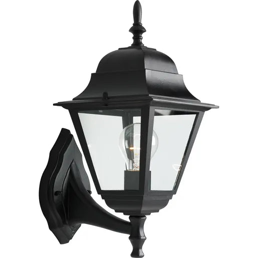 Progress Lighting HomeStyle Collection (1) 100W Medium Wall Lantern Black (HS71008-31)