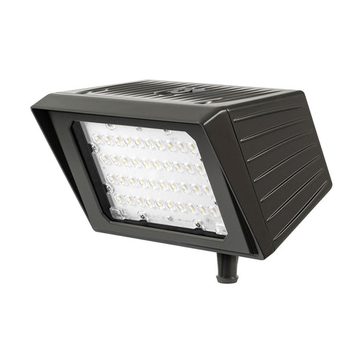 ATLAS Hawk Extra Wide LED Flood Light CCT Selectable 4000K/4500K/5000K 8000Lm-16000Lm 120-277V 0-10V Dimming Predator Mount Bronze (HSXW8-16LS)