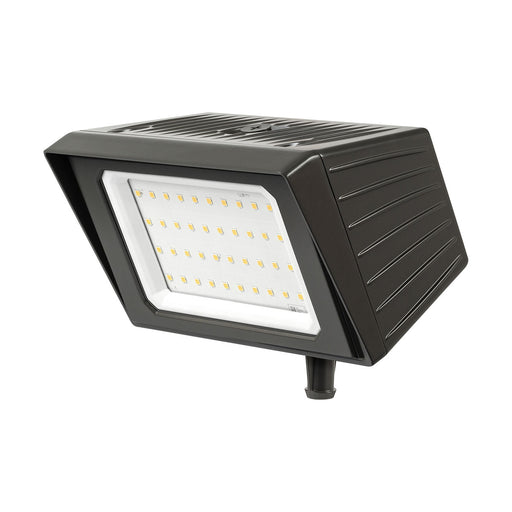 ATLAS Hawk Precision Optic LED Flood Light CCT Selectable 4000K/4500K/5000K 8000Lm-16000Lm 120-277V 0-10V Dimming Predator Mount Bronze (HSXP68-16LS)