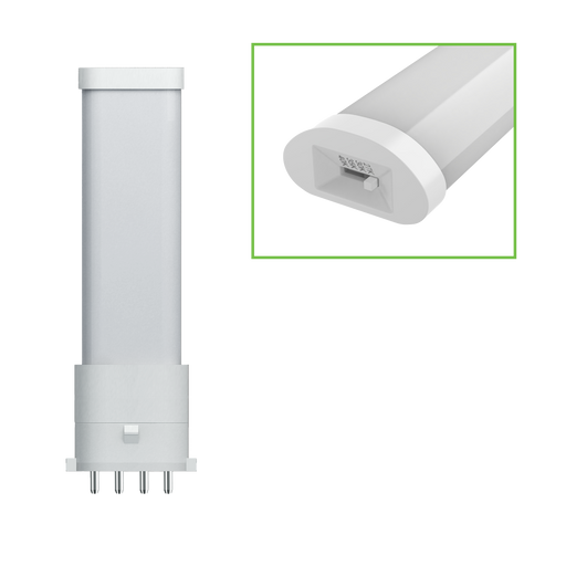 EIKO L3.5WPLS/BP/8FCCT/U/2G7/H 3.5W 350Lm LED PLS Type B Plastic 80 CRI CCT Selectable 2700K/3000K/3500K/4000K 120-277V Horizontal 2G7 Base (15472)