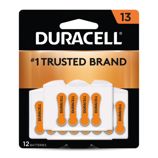 Duracell 4133382848 Duracell Easy Tab Hearing Aid 12 Pack (DA13B12ZMR09)