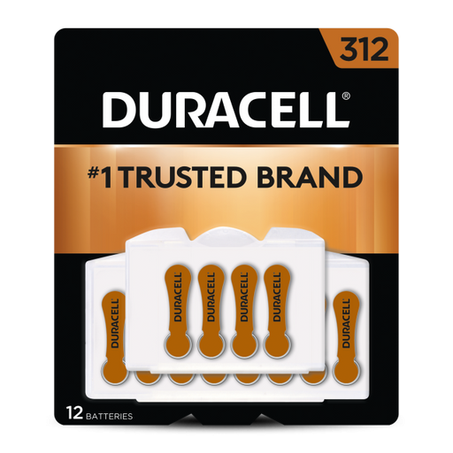 Duracell 4133383648 Duracell Easy Tab Hearing Aid 12 Pack (DA312B12ZMR09)