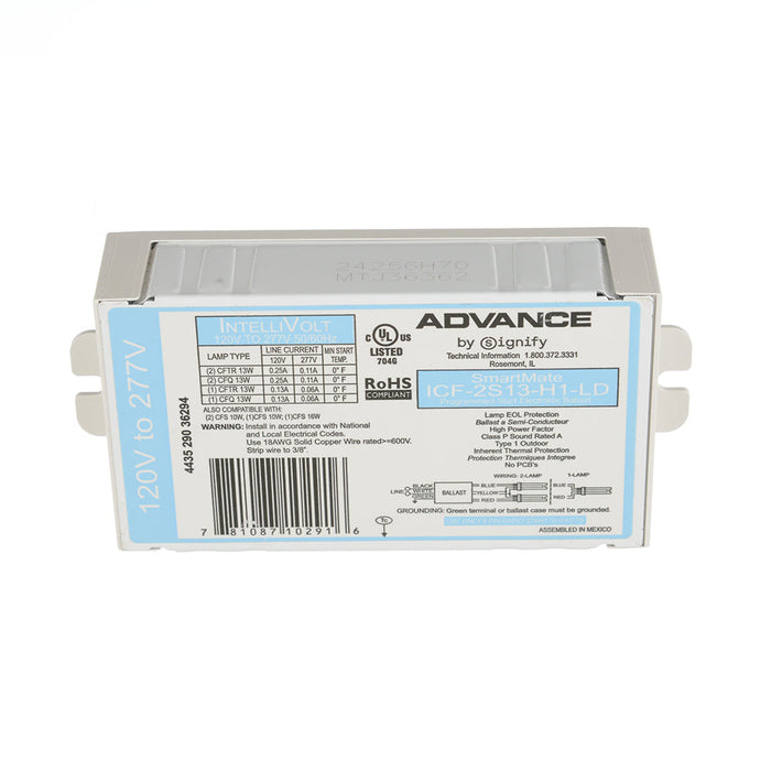 Advance ICF2S13H1LD35M Electronic Ballast-2 13W Compact Fluorescent (913710207502)