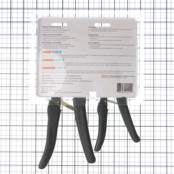 Ideal Robo Grip Self-Adjusting Pliers 7 Inch And 10 Inch 2-Pack (35-452)