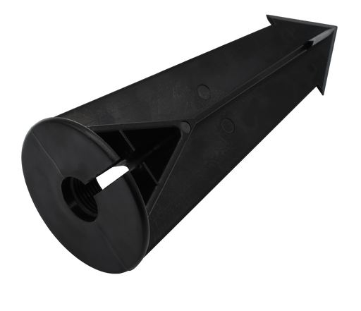 GM Lighting ILS Large Stake With Slot Black ABS 1/2 NPS (ILS-A100P)