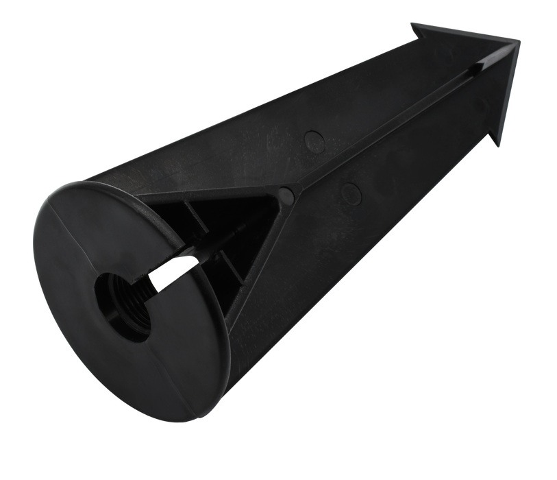 GM Lighting ILS Large Stake With Slot Black ABS 1/2 NPS (ILS-A100P)