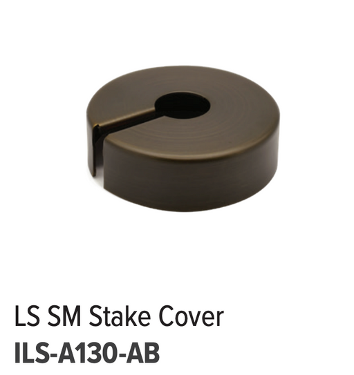 GM Lighting ILS Stake Cover Brass Antique Brass Finish (ILS-A130-AB)