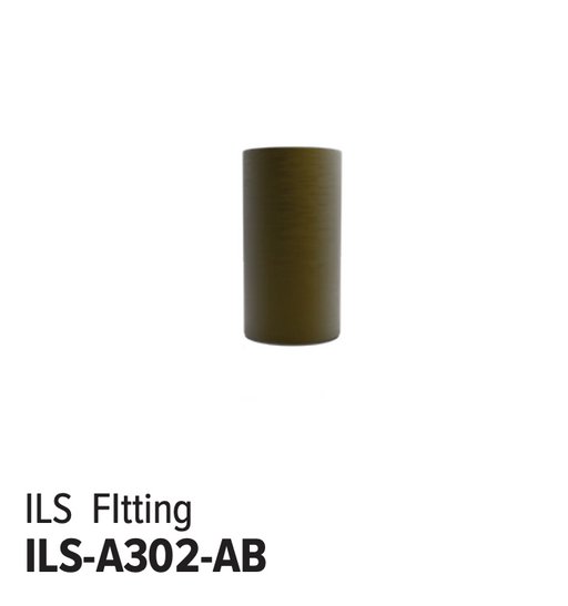 GM Lighting ILS Direct Light Fitting Brass Internal 1/2 Inch IPS Threads Antique Brass Finish (ILS-A302-AB)