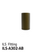 GM Lighting ILS Direct Light Fitting Brass Internal 1/2 Inch IPS Threads Antique Brass Finish (ILS-A302-AB)
