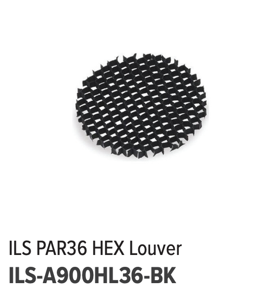 GM Lighting ILS MR11 Hex Louver Black (ILS-A900HL11-BK)